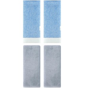 REGALWOVEN 4 Pcs Kitchen Bath Soft Absorbent Hand Towel Set - 1 of 4