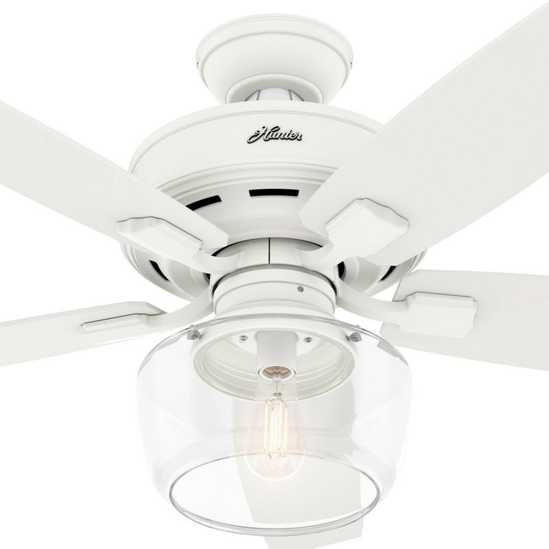 52&#34; Bennett Ceiling Fan with Remote Fresh White (Includes LED Light Bulb) - Hunter Fan, 5 of 13