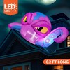Joyfy 6.2 FT Halloween Inflatable Outdoor Decoration, Octopus Head with Tentacles Broke Out from Window Inflatable with LEDs for Window Yard Decor - 4 of 4