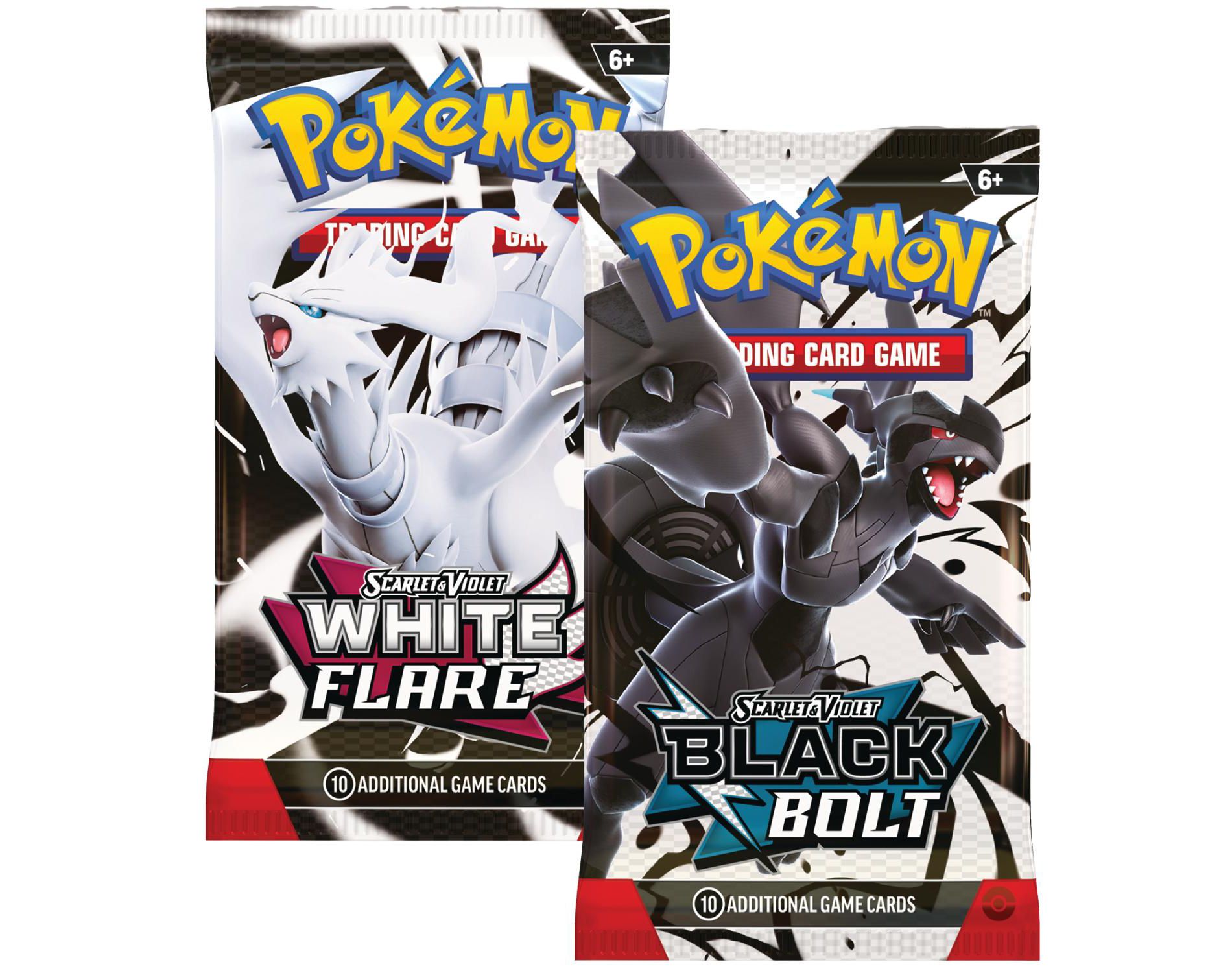 Pokemon SV10.5 White Flare and Black Bolt Art Set (2 Booster Packs)