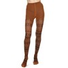 Memoi Tree Zag Geometric Sweater Tights - 2 of 4