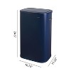 happimess Tammi Kitchen 14.5-Gallon Slim Metal Push Button Trash Can - 4 of 4
