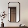 ARTLOGE 50x80/70x120cm Octagonal Decorative Wood Frame Wall Mirror for Living Room - 3 of 4
