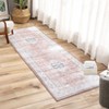 Area Rug Machine Washable Rug Non Slip Indoor Carpet Vintage Distressed Low Pile Rugs Foldable Retro Printed Rug for Bedroom Living Room Kids Room - 3 of 4