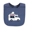 Hudson Baby Infant Boy Cotton Bibs, Ice Cream Truck, One Size - 3 of 4