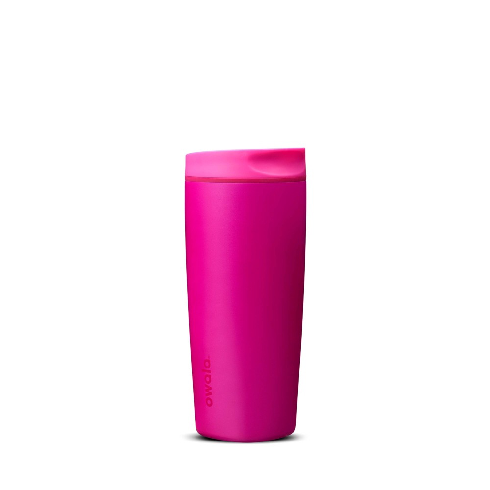 Owala 20oz Stainless Steel SmoothSip Slider Coffee Tumbler - Read My Lips