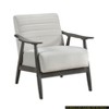 CAVINAS Modern Accent Chair with Velvet Upholstered Bedroom Lounge Chair with Mid-Height Back & Wood Legs Accent Reading Chair for Living Room - 2 of 4