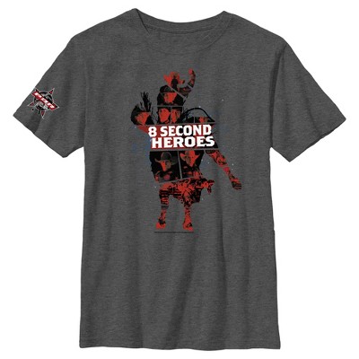 Boy's Professional Bull Riders 8 Second Heroes Collage T-shirt : Target