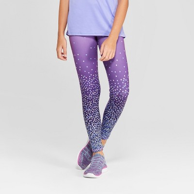 purple champion leggings