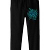 Bioworld Growing Up Creepie Web Art Logo Youth Black Graphic Jogger Pants - 2 of 2