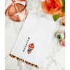 C&F Home Haunted Pumpkin Beaded Halloween Guest Towel - 3 of 4