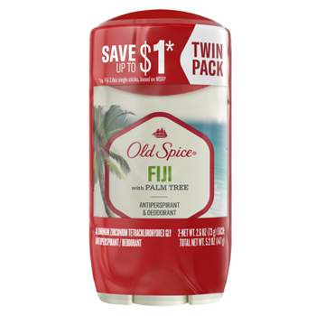 Old Spice Men's Fiji with Palm Tree Antiperspirant & Deodorant - 2.6oz/2pk