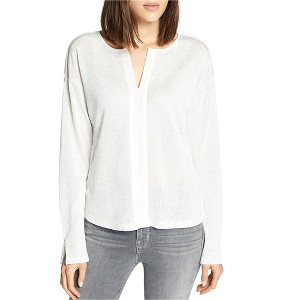 Sanctuary Clothing Womens Mixed Media Pullover Blouse - 1 of 1