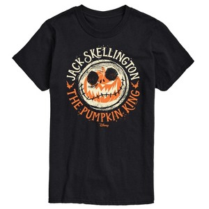 Men's - The Nightmare Before Christmas - Jack Skellington The Pumpkin King Short Sleeve Graphic T-Shirt - 1 of 4