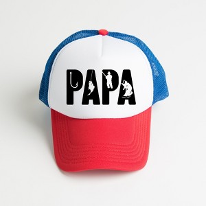 Simply Sage Market Papa Fishing Adult Foam Trucker Hat - 1 of 1