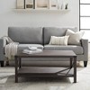 Sophie Rustic Industrial X Frame Coffee Table - Saracina Home - 2 of 4