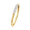 Ross-Simons 0.10 ct. t.w. Diamond 5-Stone Ring in 10kt Yellow Gold - 2 of 4