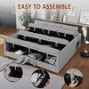 ODK Modular Sectional Sleeper Sofa Reversible Sofa with Chenille Fabric 9 Seater Sectional Sofa, Convertible Sectional Couches for Living Room, Gray - 3 of 4