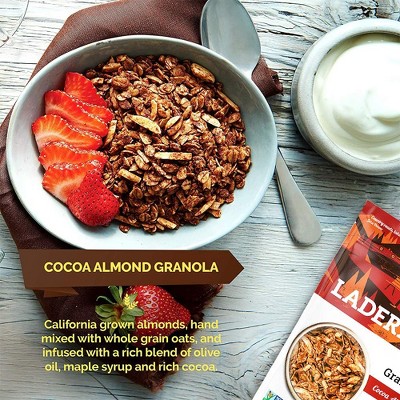Ladera Cocoa Almond Granola with Less Sugar, Gluten Free, 11 OZ