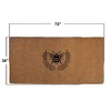 Entryways 36"x72" Queen Bee Thick Handwoven Rectangular Indoor/Outdoor Doormat Brown/Black - 4 of 4