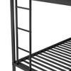 NicBex Twin Over Full Metal Bunk Bed with Twin Size Trundle and 2 Ladders for Kids,Girls,Boys - 4 of 4
