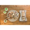 Toscana Ratatouille Acacia Brie Cheese Cutting Charcuterie Board and Tools Set - 3 of 4