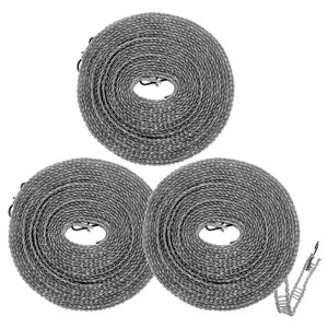 Unique Bargains Nylon Windproof Adjustable Widen Clothesline 3 Pcs - 1 of 4