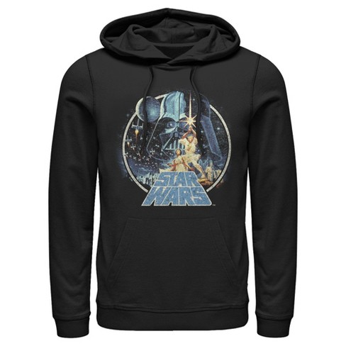 Men s Star Wars Classic Scene Circle Pull Over Hoodie Target