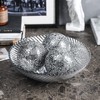 WHOLE HOUSEWARES 11.4" Antique Mercury Glass Decorative Bowl - Silver - image 3 of 4