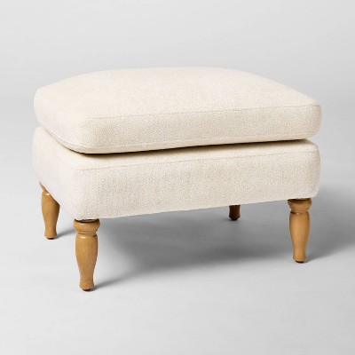 Kauri Upholstered Ottoman Natural - Threshold™ designed with Studio McGee