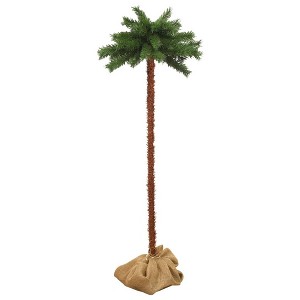 vidaXL Christmas Tree Green and brown PVC Medium Christmas Tree Other - 1 of 4