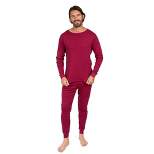 Leveret Mens Two Piece Cotton Solid Neutral Color Pajamas