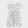 Toddler Girls' Adaptive 2pk Short Sleeve Halloween Dress - Cat & Jack™ Cream - 2 of 4