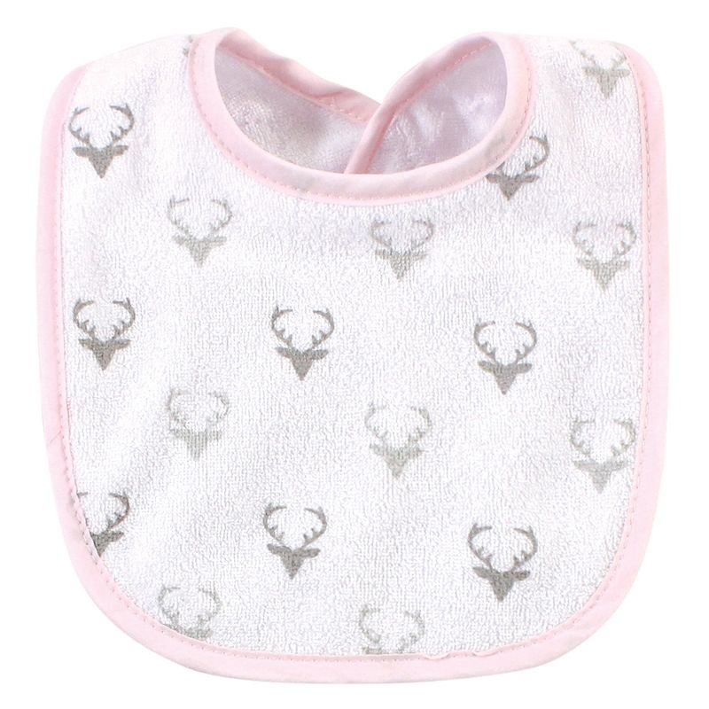 Hudson Baby Infant Girl Cotton and Polyester Bibs 10pk, Owl Always Love You, One Size, 5 of 13