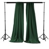 Slickblue Pack of 2 Polyester Backdrop Drapes – 96"H x 58"W, Rod Pocket, Semi Sheer, Serged Edges, 41 Colors Options - 2 of 3