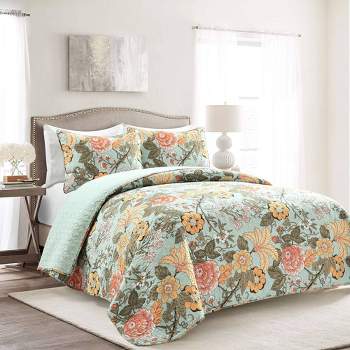 Tommy Bahama 3pc Full/queen Makena 100% Cotton Quilt Bedding Set Brown :  Target
