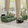 TiramisuBest Black Modular Sofa,Adjustable Headrests,Chenille Sectional,Hidden Legs,Reclining Backrest for Living Room/Bedroom - 3 of 4