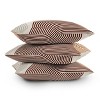 Iveta Abolina Mid Century Line Art Throw Pillow Brown - Deny Designs - 4 of 4