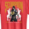 Women's - Mortal Kombat - Scorpion Hanzo Hasashi Short Sleeve Graphic T-Shirt - 2 of 4