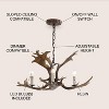 JONATHAN Y Speller Adjustable Resin Antler 3-Light LED Chandelier - image 2 of 4