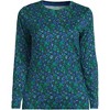Lands' End Women's Relaxed Supima Cotton Long Sleeve Crew Neck T-Shirt - 3 of 4
