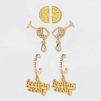 SUGARFIX by BaubleBar with a Twist Earrings - Gold
