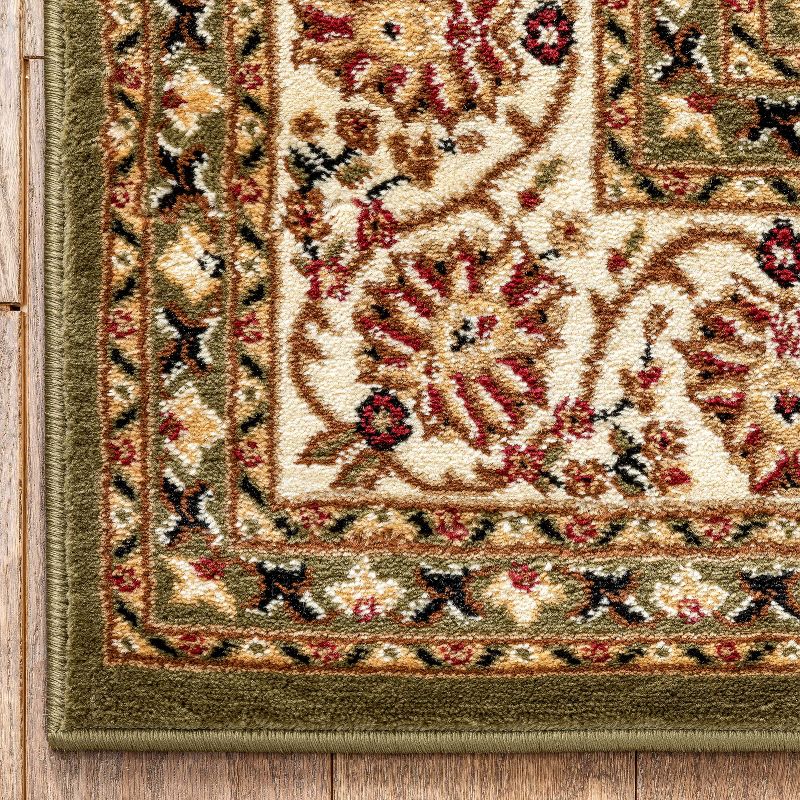 Noble Sarouk Persian Floral Oriental Formal Traditional Area Rug, 6 of 10