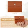 Unique Bargains Leather Slim ID Card Business Card Holder Wallets with 24 Slots 4" x 3" - 2 of 4