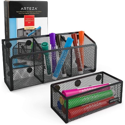 Arteza Mesh Magnetic Organizers with Dry Erase Markers for School (ARTZ-8942)