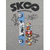 SK8 The Infinity Skateboard Graffiti Crew Neck Short Sleeve Gray Heather Women's T-shirt - 2 of 3