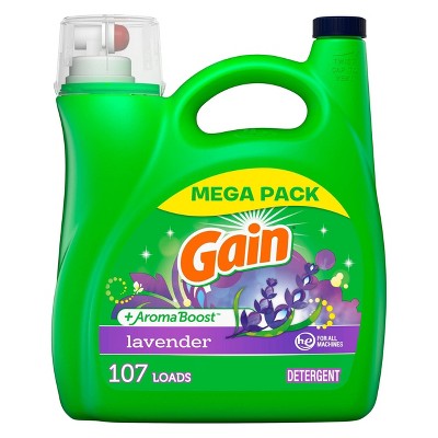 Gain + Aroma Boost Lavender Scent HE Compatible Liquid Laundry Detergent - 154 fl oz
