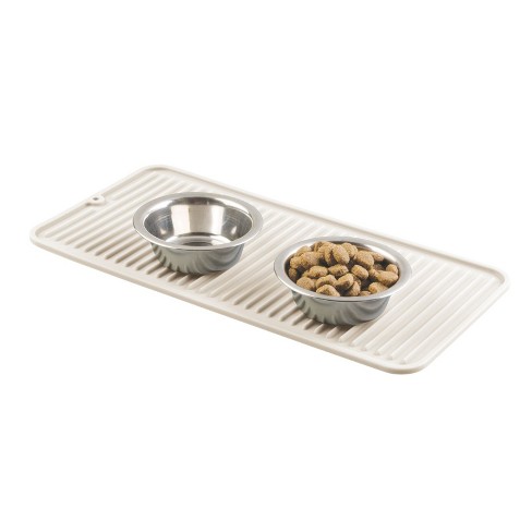 Leashboss Splash Mat Dog Food Silicone Tray With Tall Lip, For Pet Food And  Water Bowls : Target