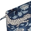 Leopard Outdoor Seat Cushion Blue - Skyline Furniture: Handmade, UV-Resistant, Zippered, Polyurethane Foam Filled - 3 of 4