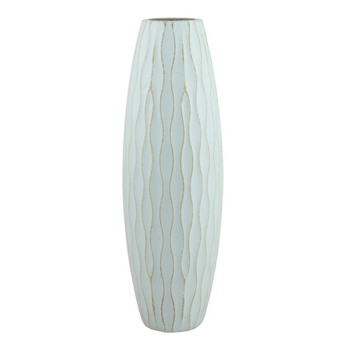Weathered Pale Ocean Wood Vase - Ckk Home Decor : Target